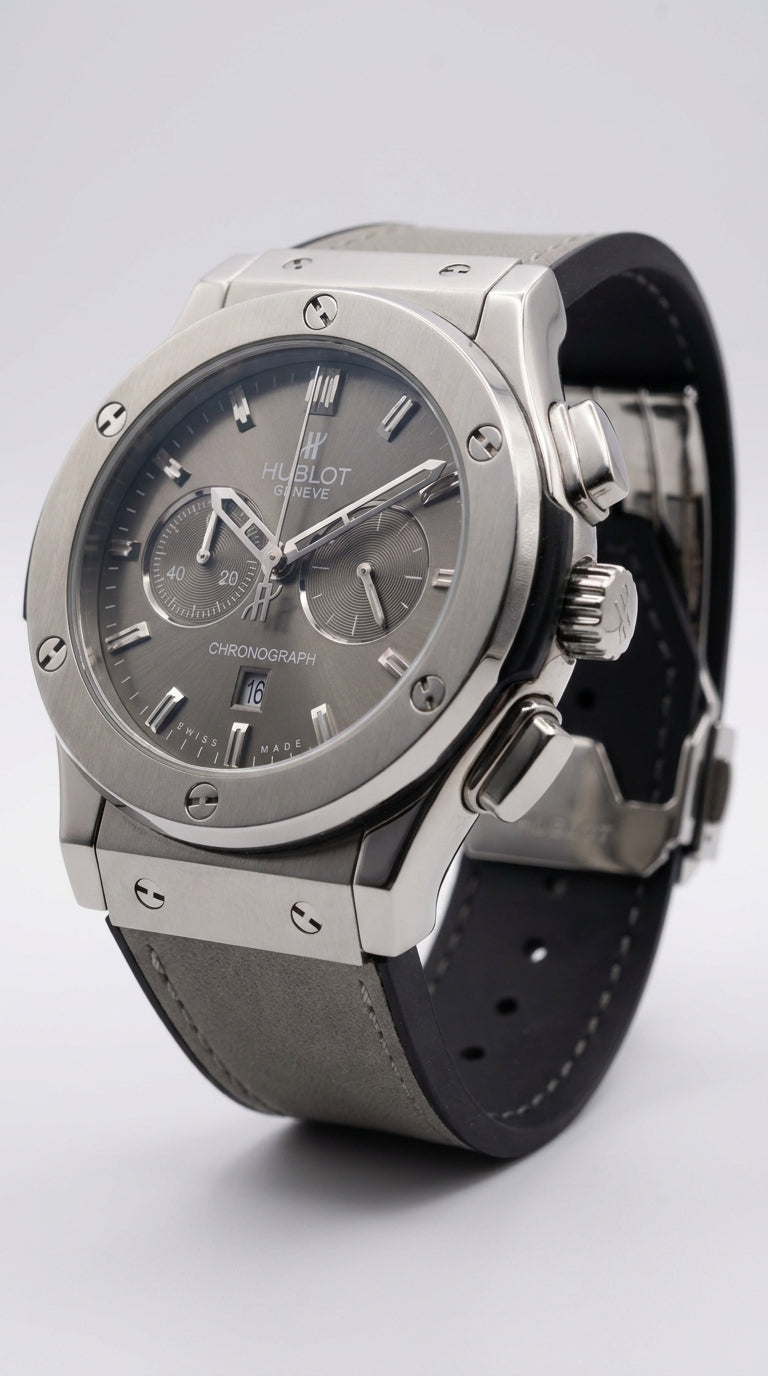 Hublot Classic Fusion Chronograph Men’s Watch — Titanium & All-Black Editions