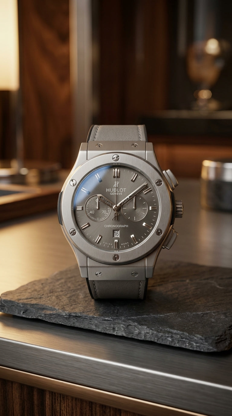 Hublot Classic Fusion Chronograph Men’s Watch — Titanium & All-Black Editions